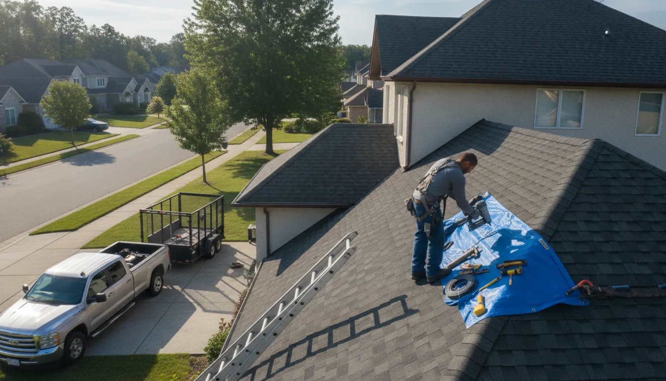 Trusted Storm Damage Roof Repair for La Fontaine Homes & Businesses